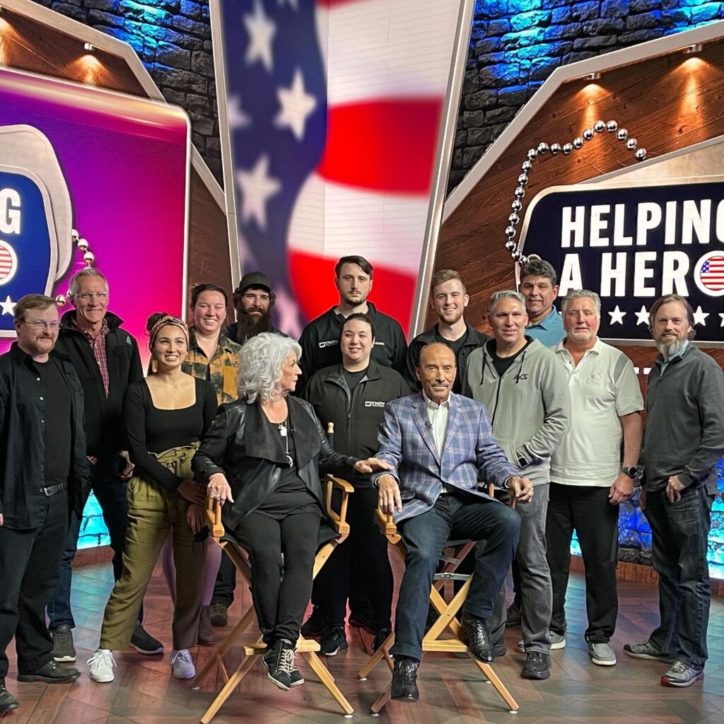 Group picture from the Helping a Hero Telethon
