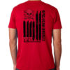 American Badass mens shirt red