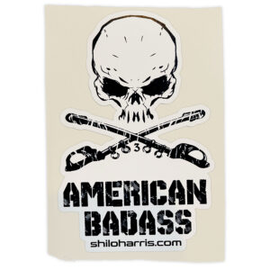 American Badass stickers