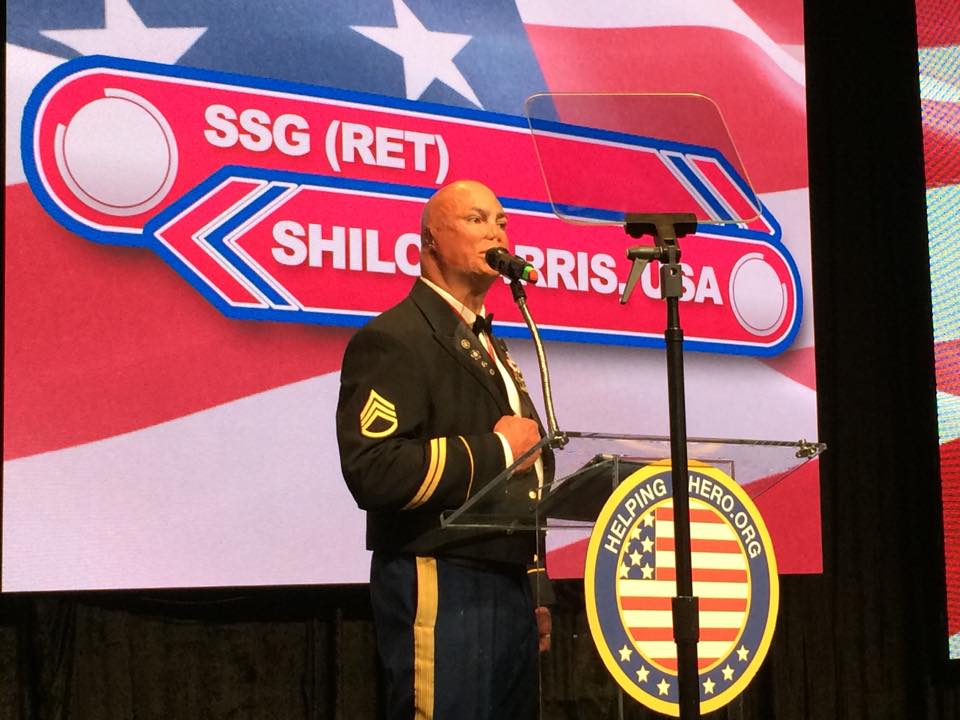 Shilo Speaking at the Helping a Hero Gala